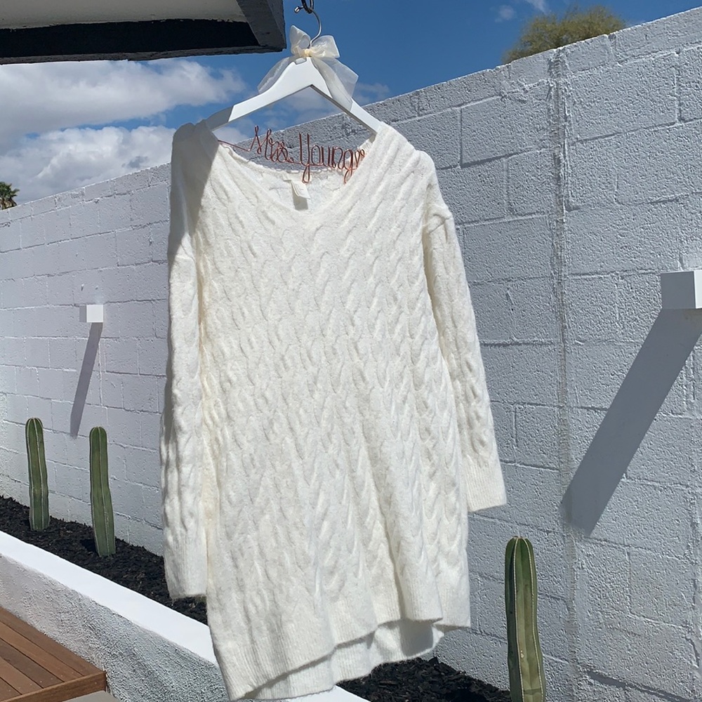 White Sweater Dress